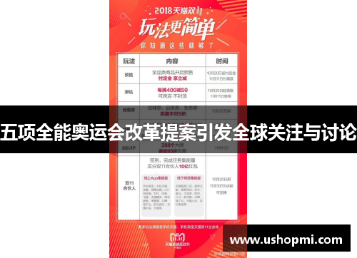五项全能奥运会改革提案引发全球关注与讨论